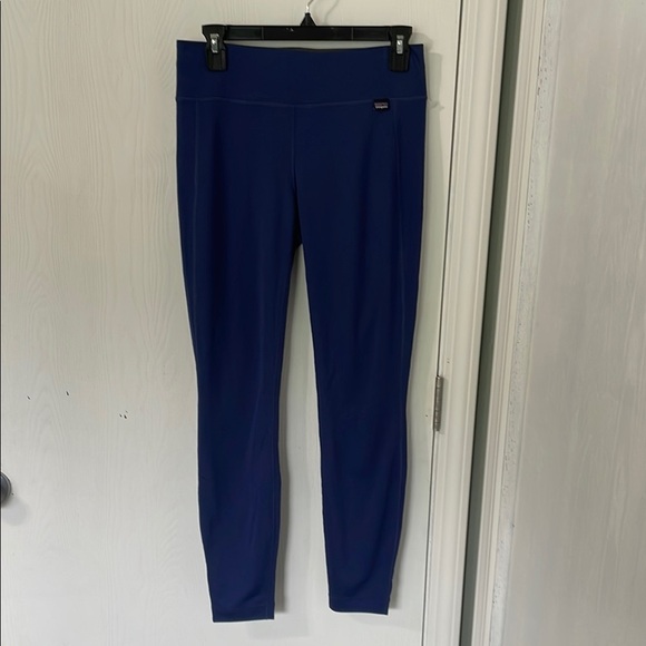 Patagonia Capilene Midweight Base Layer Royal Blue Leggings Small (Fit Medium) - Picture 1 of 9
